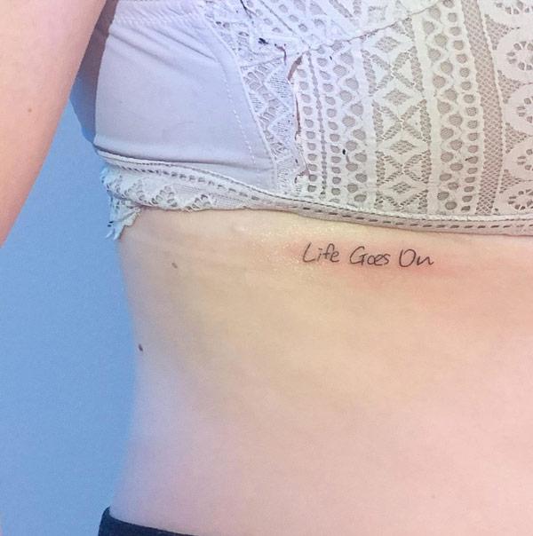 Quotes tattoo about life