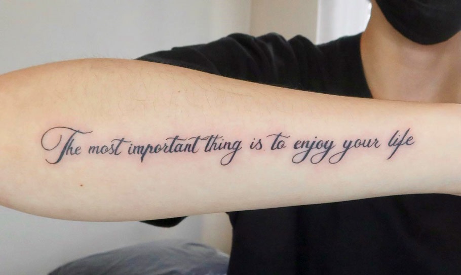 30 Quotes Tattoos To Inspire You Everyday