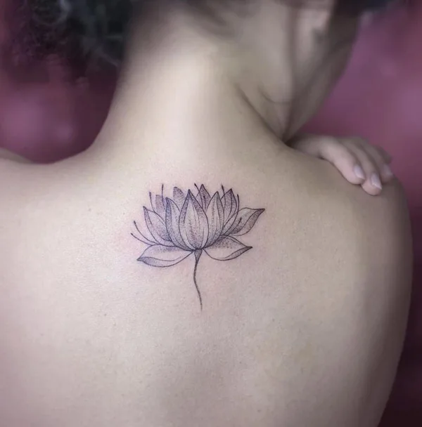 Water lily tattoo 30