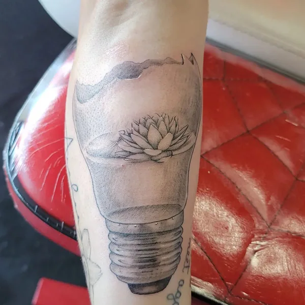 Water lily tattoo 60