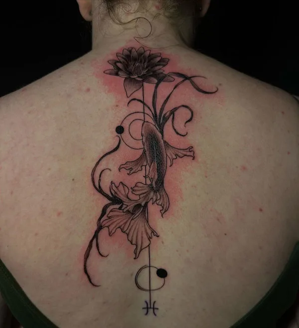 Water lily tattoo 83