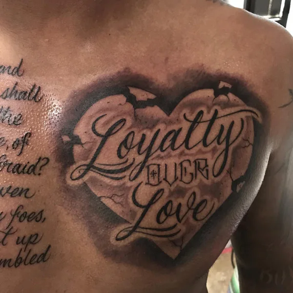 loyalty over love tattoo 13