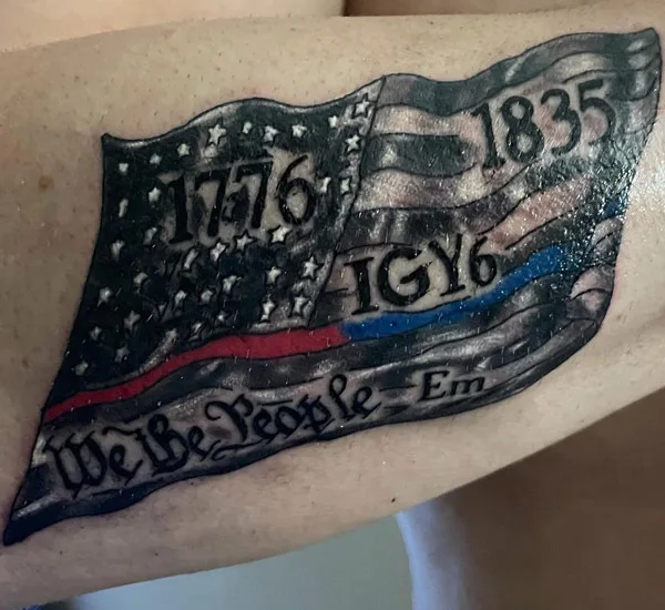 1776 IGY6 tattoo