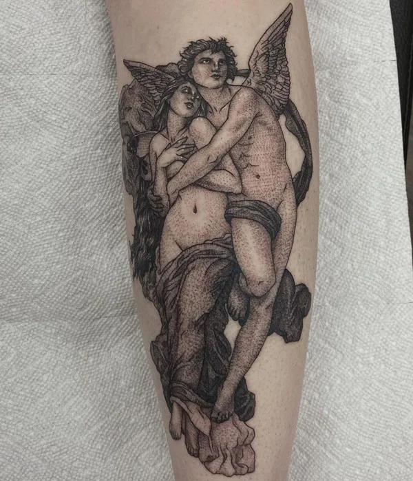 Cupid and Psyche Tattoo 1