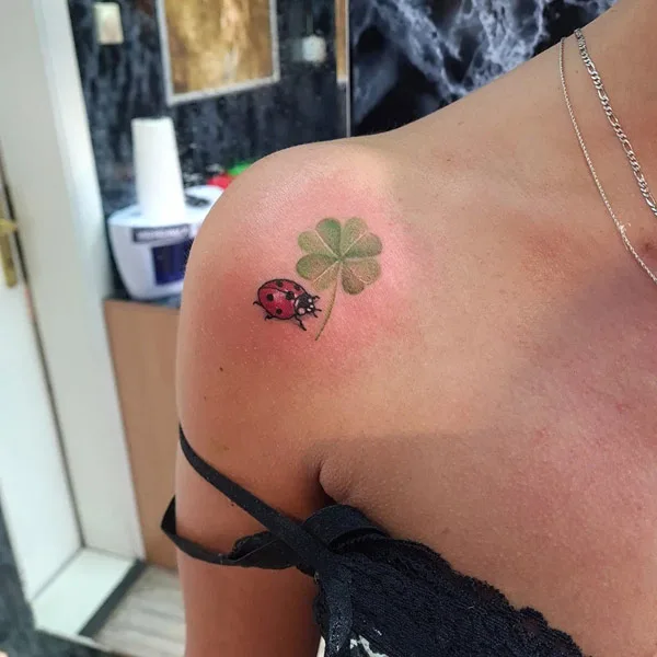 Cute Ladybug Tattoo 1