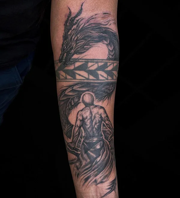 Dragon Warrior Tattoo