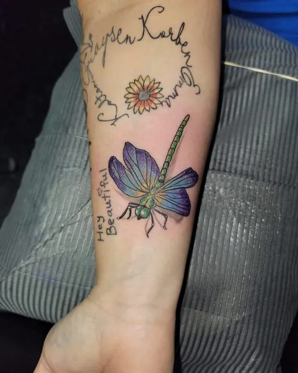 Dragonfly tattoo 124