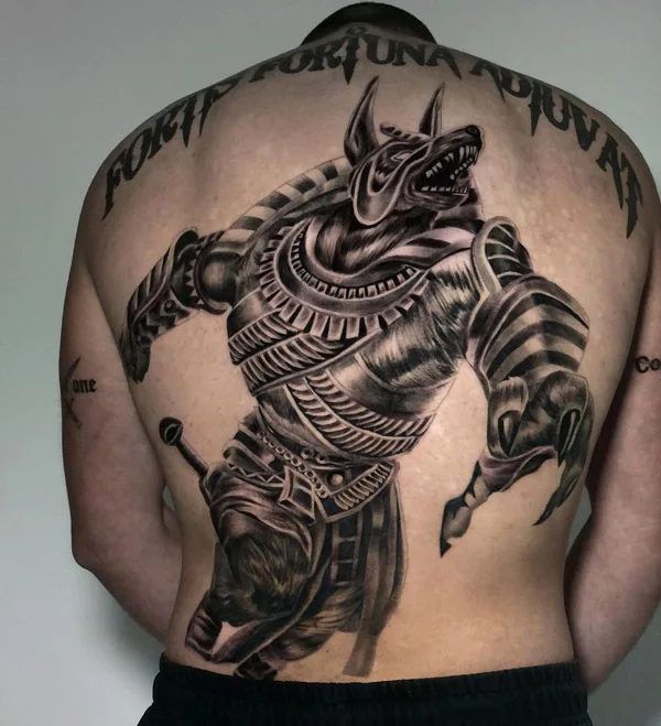 Egyptian Warrior Tattoo
