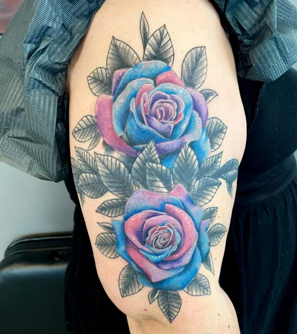 Galaxy Rose Tattoo 2