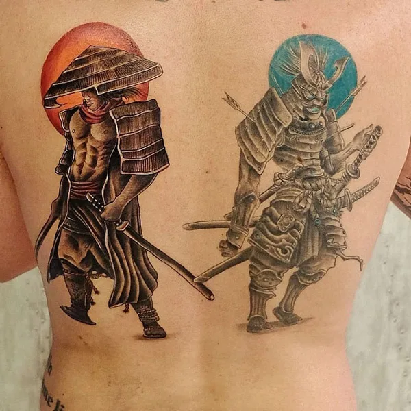 Japanese Warrior Tattoo 2