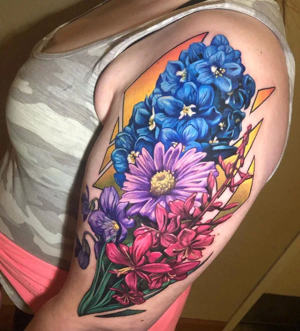 July Birth Flower Tattoo Meaning