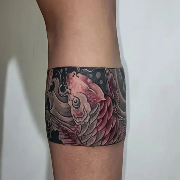 Koi fish armband tattoo 1