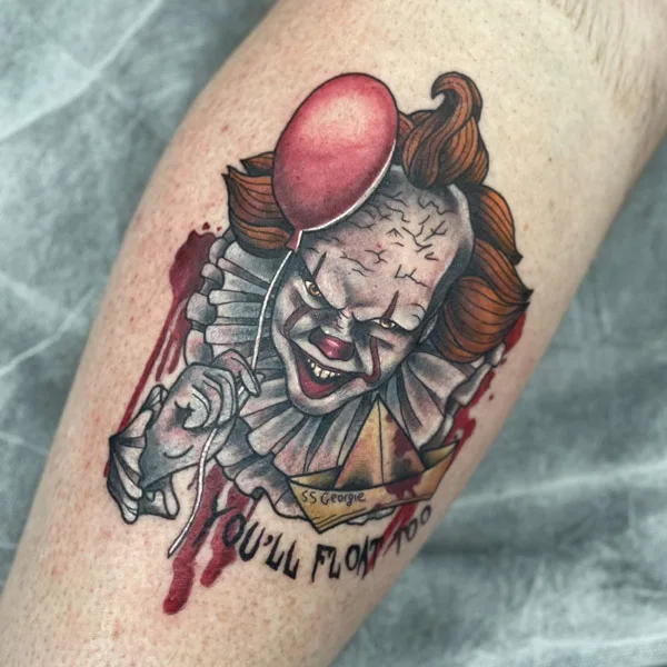 Pennywise tattoo 12