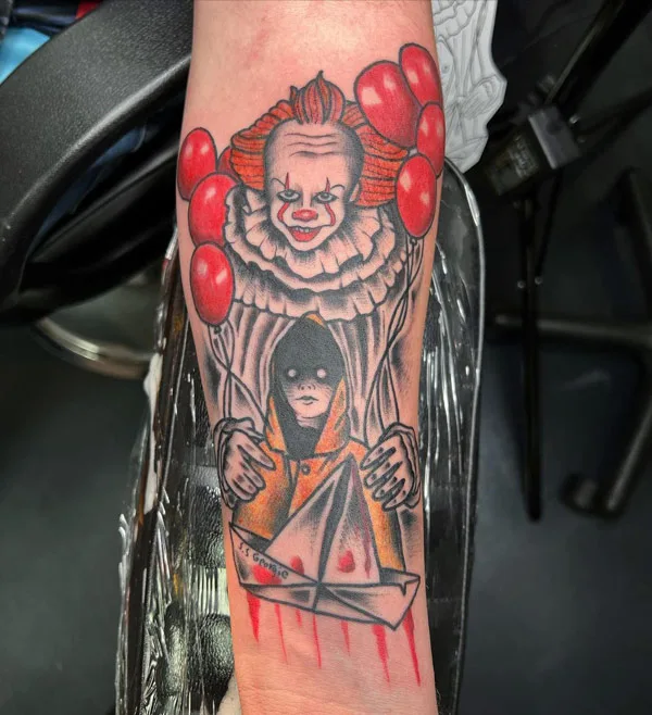 Pennywise tattoo 14