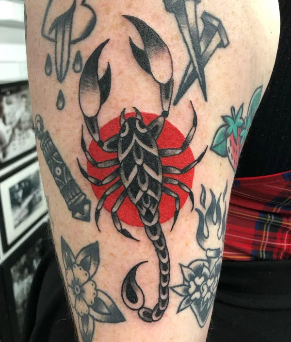 Scorpion Patchwork Tattoo