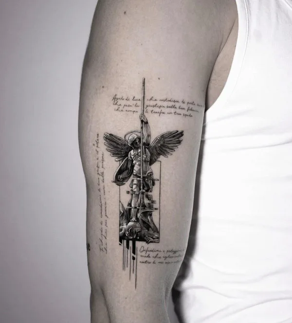 Warrior Archangel Michael Tattoo 2