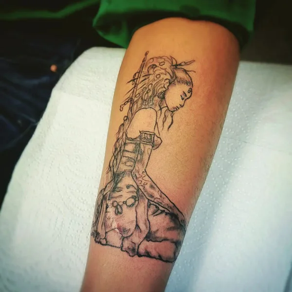 Warrior Princess Tattoo