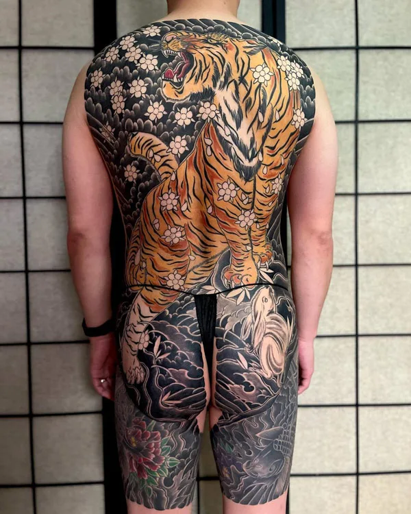 Yakuza tiger tattoo