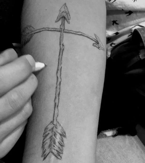 Arrow Cross Tattoo