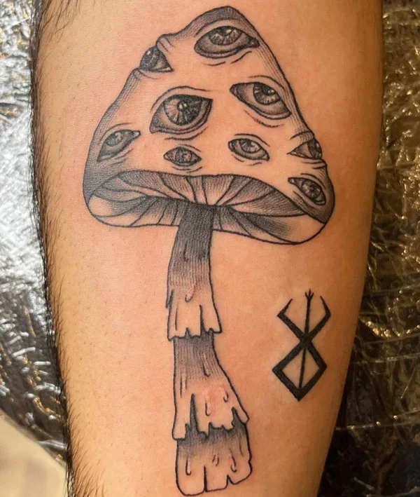 Berserk Mushroom Tattoo