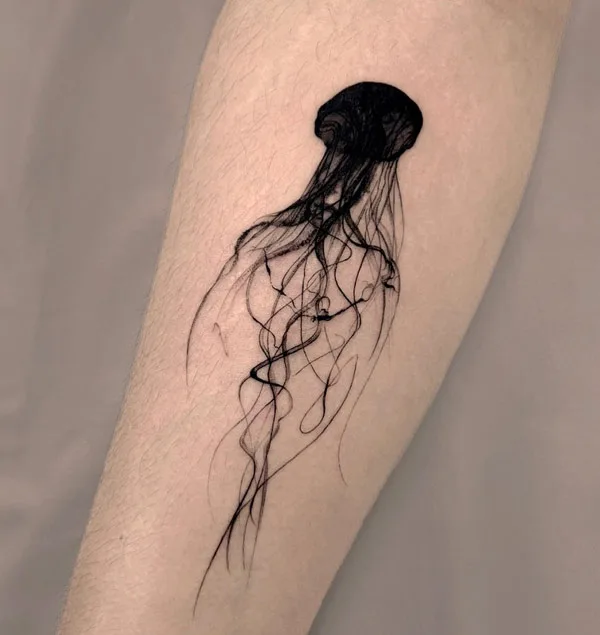 Top more than 71 watercolor jellyfish tattoo super hot - thtantai2