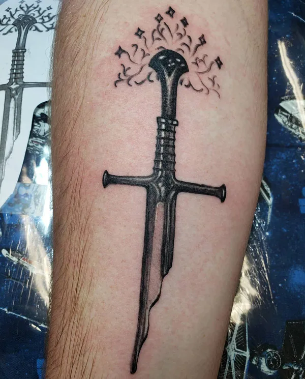 Broken Sword Tattoo 1