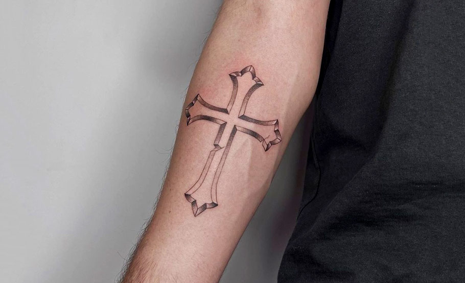Thanks 18yr old me for thinking a tattoo will take all my doubts away   Now 24 and an Athiest with a dumb cross tattoo  rexchristian