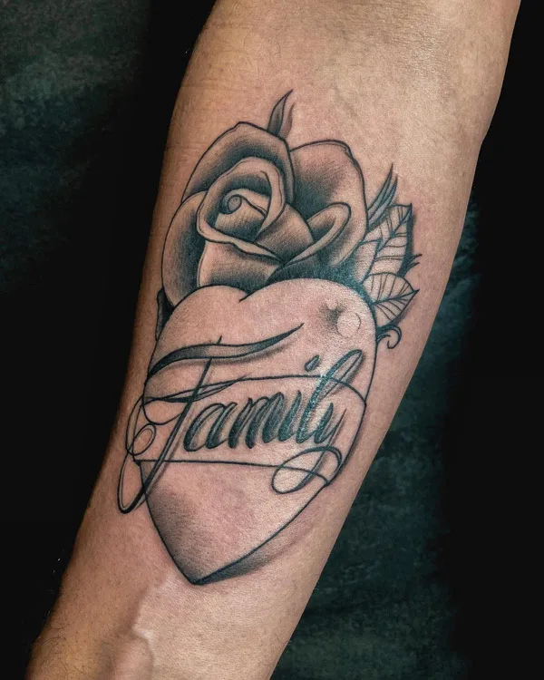 Family Forearm Tattoo