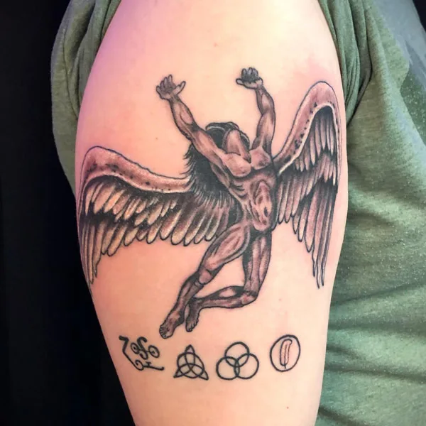 Icarus Led Zeppelin Tattoo