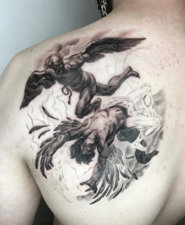 Icarus and Daedalus Tattoo 1