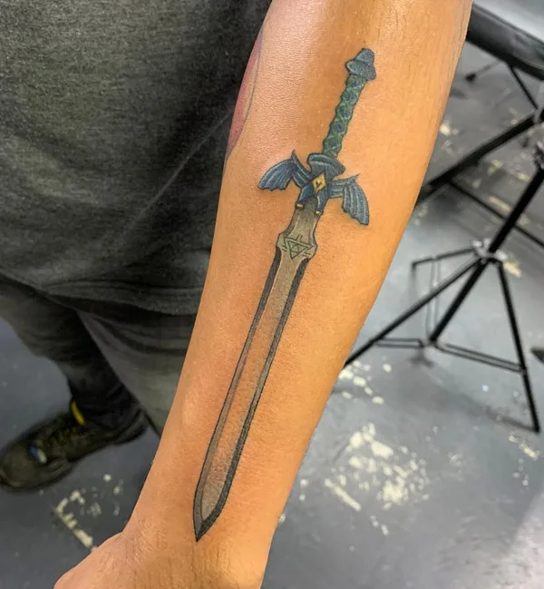 Master Sword Tattoo 2