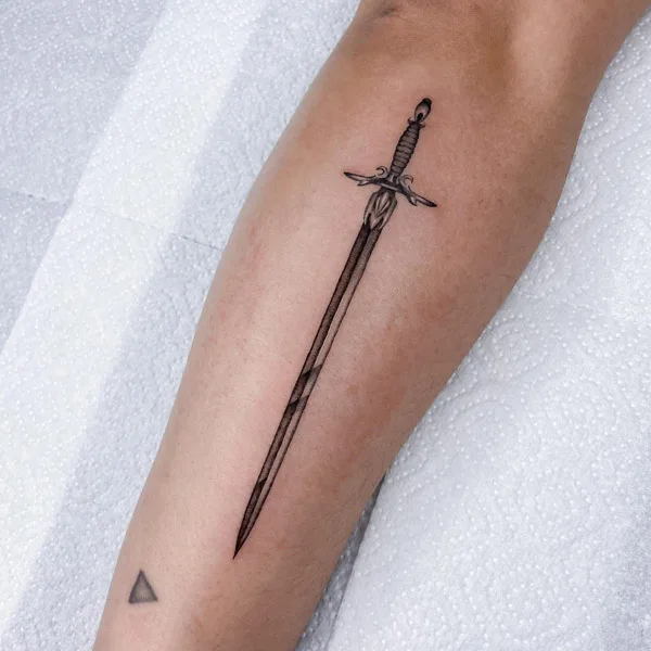 Medieval Sword Tattoo