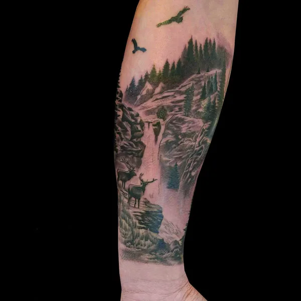 Nature Forearm Tattoo