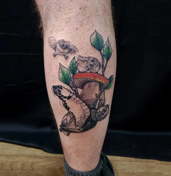 Sea Turtle Family Tattoo