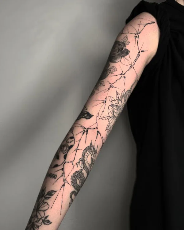 Thorn Vine Tattoo 1
