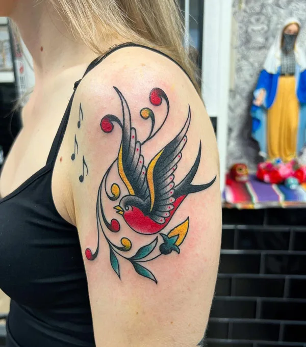 105 MindBlowing Swallow Tattoos And Their Meaning  AuthorityTattoo