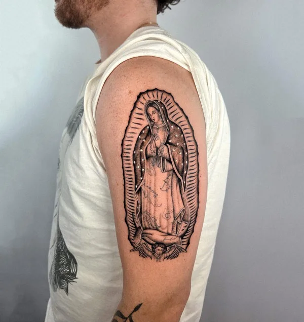 Virgin Mary of Guadalupe Tattoo 2