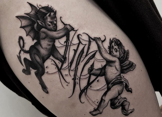Angel Vs Demon Tattoo: What's The Difference?