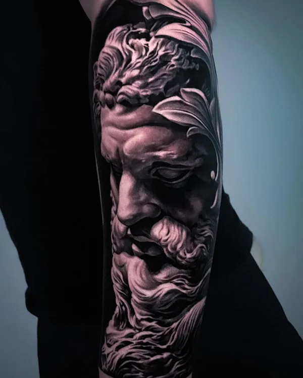 Zeus Forearm Tattoo