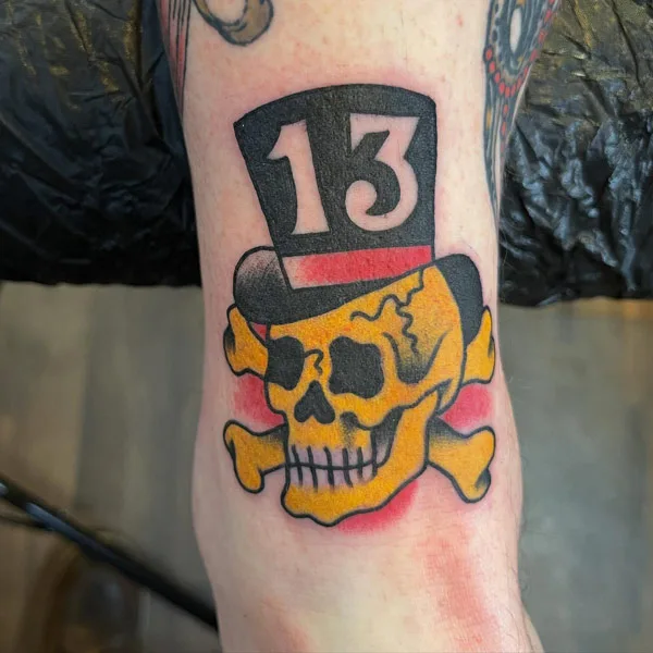 13 Skull Tattoo