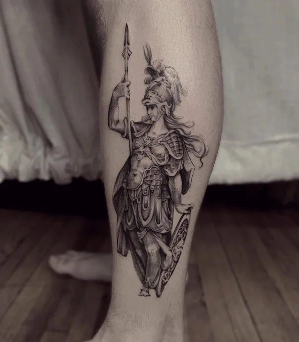 Athena Warrior Tattoo