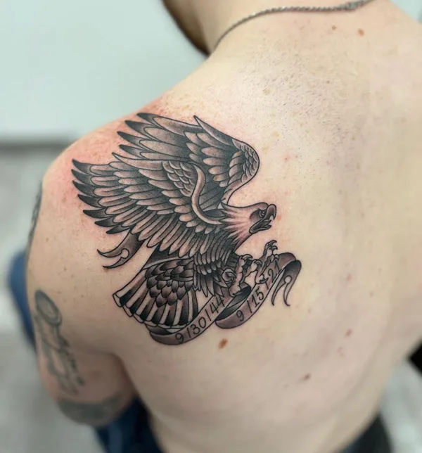 Noble Street Tattoo Parlour - Traditional eagle tattoo by Tommy Phillips  @tom333cat_tattoo | Facebook