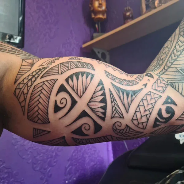 Bicep Tribal Tattoo 1