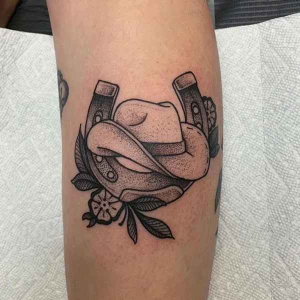 Cowboy Hat Tattoo 3