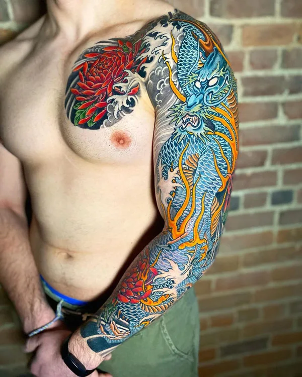 Dragon Sleeve Tattoo 1