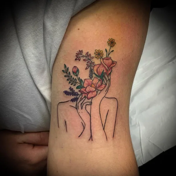 Female Bicep Tattoo 1