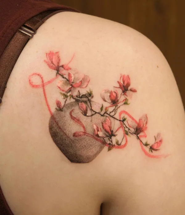 Japanese Magnolia Tattoo