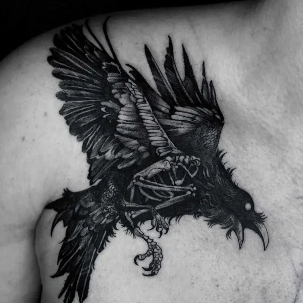 Odin Raven Tattoo 2