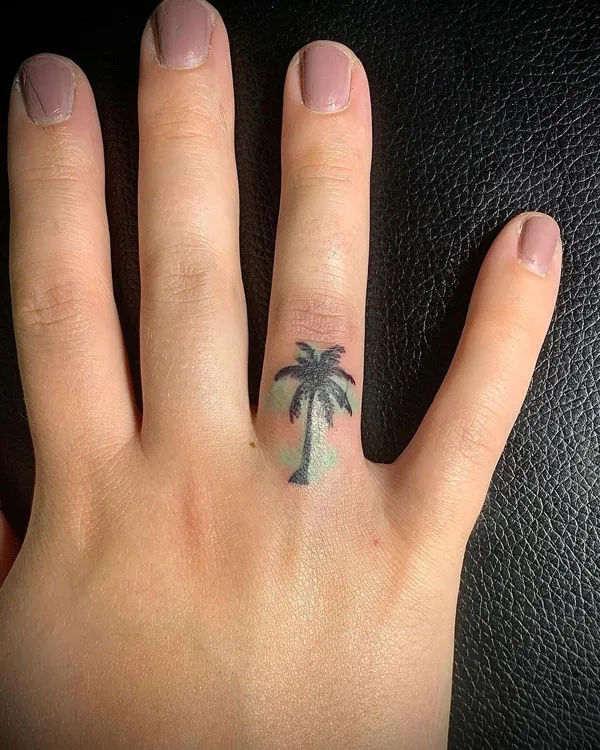27 Best Palm Tree Tattoo Designs With Meanings | Fabbon