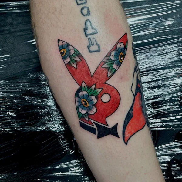 Playboy Bunny Traditional Tattoo